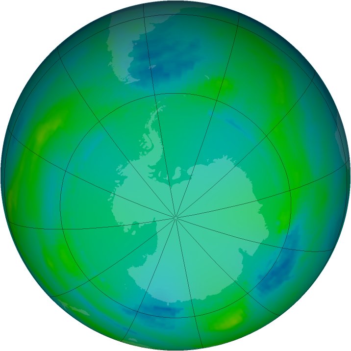 Ozone Map 1987-07-22